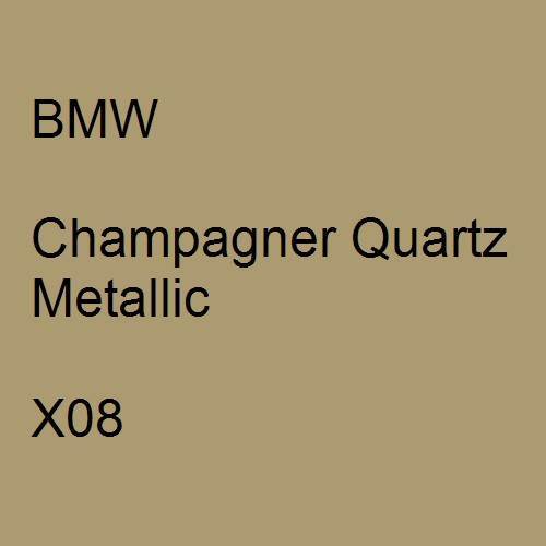 BMW, Champagner Quartz Metallic, X08.